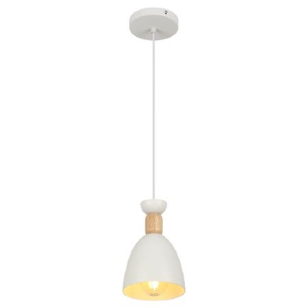 светильник подвесной RIVOLI Catherine 1хЕ27 60Вт дерево металл