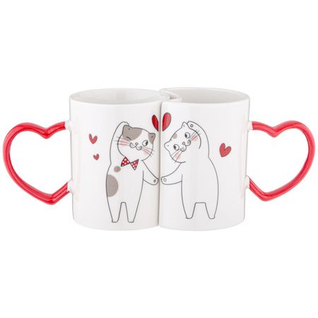 набор кружек LEFARD Давай обнимемся 2шт. 260мл фарфор