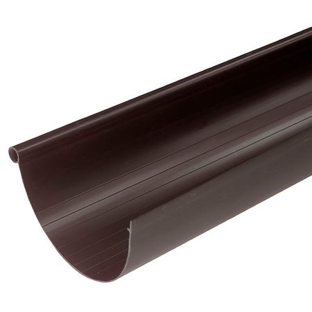 желоб IMPLAST водосточный G130/80 130мм коричневый 0,8м