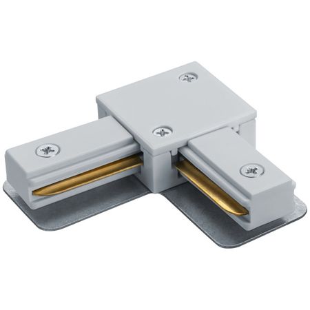 коннектор NAVIGATOR для трековых шинопроводов угловой белый угловой патрон e27 алюминиевый белый 6а 250в usbo