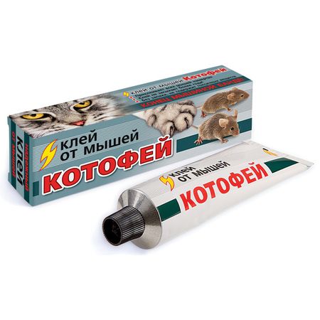 средство от мышей Котофей клей 135г средство от мышей котофей домик клеевой