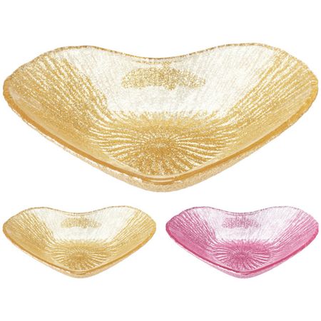 блюдо KOOPMAN Сердце 16х16х3см стекло в асс-те