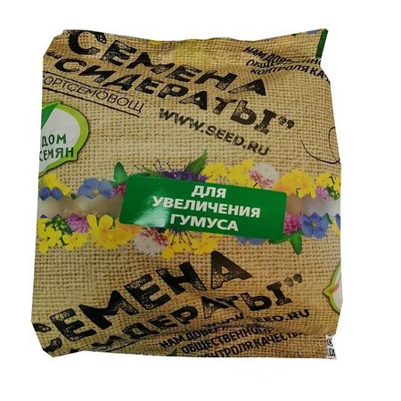 семена сидератов ДОМ СЕМЯН смесь (горчица, овёс, рапс, пшеница яровая, редька масл., ячмень) 0,25кг семена сидератов редька масличная 1 кг