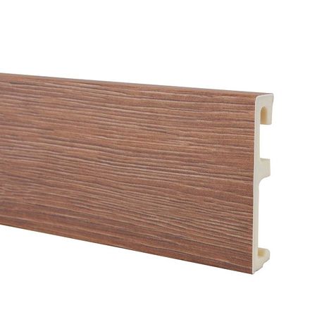 плинтус SALAG ALPHA Дуб Крюгер 2400x80мм ударопрочный ПВХ микроскоп 64x 2400x для