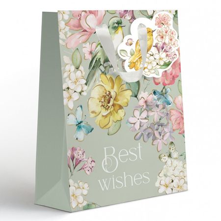 пакет подарочный 31,5x25,5x11 см ламинированный  премиум