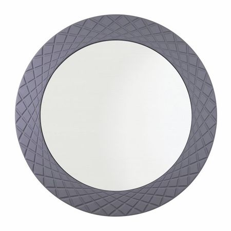 зеркало в раме Вейра d 800мм в МДФ серый простыни хирургические стерильные 1 400мм х 800мм 1