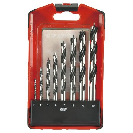 набор сверл по дереву P.I.T. ASET02-008A 8 предметов сверл по дереву einhell 3 8мм 10шт