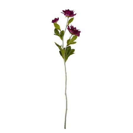 растение искусственное Гибискус 65см фиолетовый живое растение гибискус в ассортименте в горшке d 12 см 1 шт