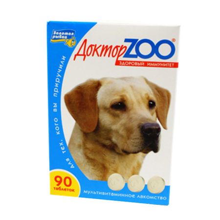 лакомство для собак ДОКТОР ZOO морские водоросли повышает иммунитет 90таб подарочный лакомства для собак titbit 280 г