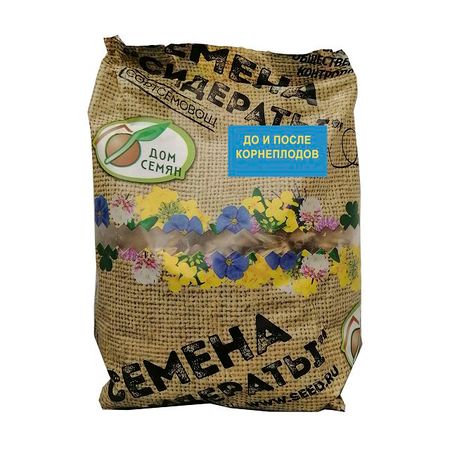 семена сидератов ДОМ СЕМЯН смесь (овёс, горчиа, вика, редька) 0,25кг семена сидератов редька масличная 1 кг