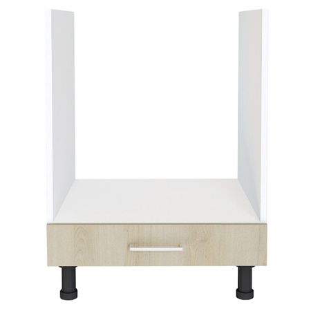 шкаф под плиту и духовку Дуб Кремона 600х560х820мм МДФ/ЛДСП кухонный шкаф под плиту и духовку лофт милк 600х560х820мм мдф лдсп