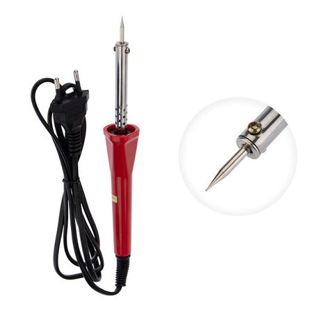 паяльник PROconnect Classic 40Вт долговечное жало конус прямой пластиковая ручка aneng жало паяльника медное 900мт