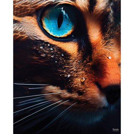 картина на холсте Взгляд 400х500мм тибетский буддийский плакат на холсте