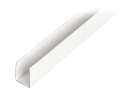 профиль ПВХ П-образный 10x12x10х1х2000мм белый скоба крепежная sc 8 12мм белый 25шт