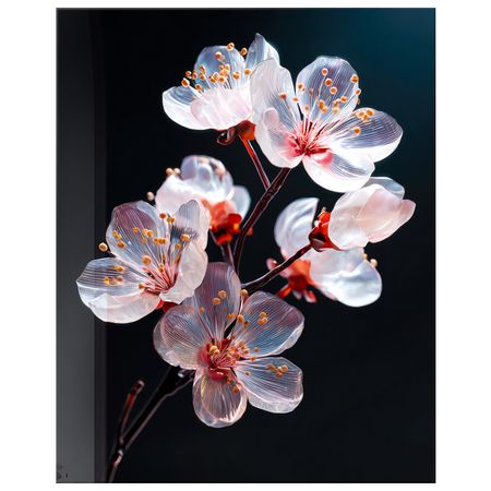 картина на стекле ЦВЕТОК САКУРЫ 400х500мм