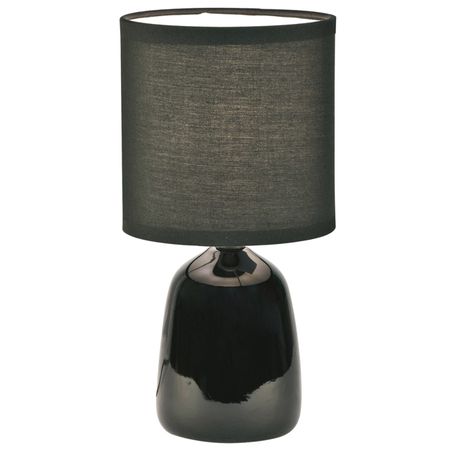 лампа настольная UNIEL Декор Е14 40Вт черный лампа настольная эра e27 40вт белая