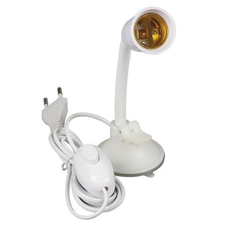 лампа настольная UNIEL ФитоЛето 60Вт E27 TLI-282 белый фитолампа zhmzh 18 28 светодиодов полный спектр 220в