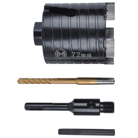 коронка алмазная по бетону MONOGRAM 75мм алмазные режущие диски 16 мм   из 10 шт для dremel