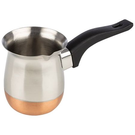 турка MALLONY 350мл с медным дном нерж.сталь бакелитовая ручка фильтров для френч пресса attribute 2шт 7см 350мл нерж