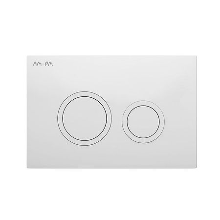 клавиша смывная AM.PM ErgoFit L механическая пластик белый глянцевый механическая монета святого грааля xmsj