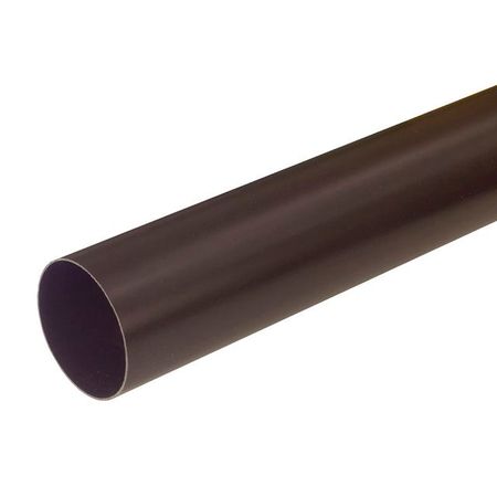 труба IMPLAST водосточная G130/80 80мм коричневая 1,2м хомут implast g130 80 80мм пвх коричневый