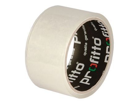 лента клейкая PROFITTO 48мм х 55м прозрачная, арт.55755/44936 лента клейкая profitto 48мм х 55м упаковочная темная арт 55757
