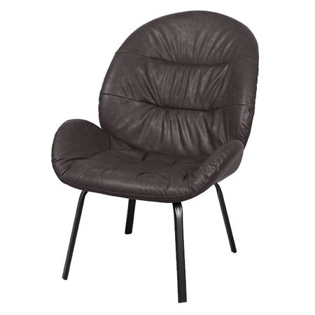 стул ЛАУНЖ 660х770х870мм шоколадный/черный муар кожзам/металл ошейники шлейки rogz поводок перестежка alpinist шоколадный юар xl