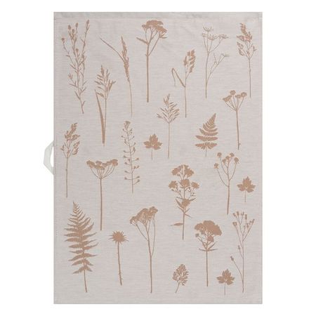 полотенце кухонное CLEANELLY Гербарий 50х70см коричневое, арт.ПЦ556-6966 полотенце кухонное гербарий 5070 см