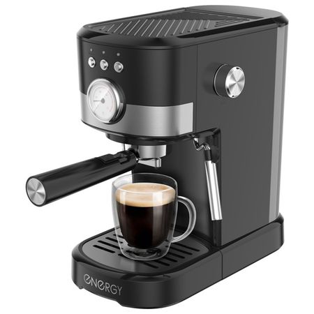кофеварка эспрессо ENERGY EN-256R 1100Вт 15Бар черный
