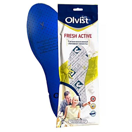 стельки OLVIST Fresh Active латекс, хлопок безразмерные, бактерицидные курносики бутылочка 125 мл 11002 латекс соска