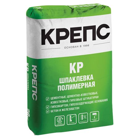 шпатлевка полимерная для внутр.работ КРЕПС KР 20кг