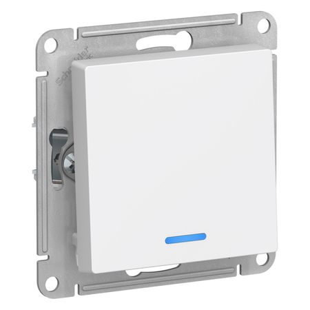 выключатель 1-клавишный Atlas Design с/и белый переключатель 1 клавишный atlas design с и белый