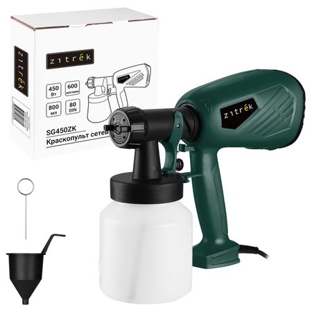 краскопульт ZITREK SG450ZK 450Вт 0,8л 0,6л/мин