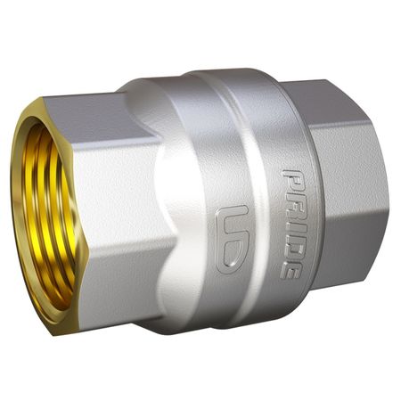 клапан обратный пружинный латунный шток LD Pride 1/2