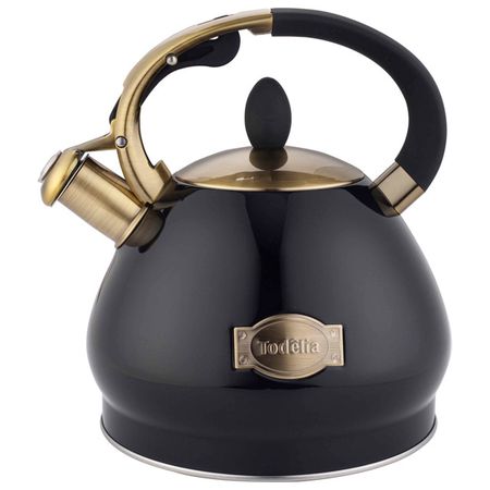 чайник TODELIA Exclusive 3л нерж.сталь со свистком индукция черный