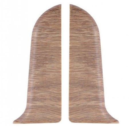 торцевые (пара) для плинтуса ИДЕАЛ Классик 55 Падук ПВХ