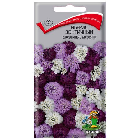 семена Иберис зонтичный Ежевичные меренги ПОИСК 0,1г