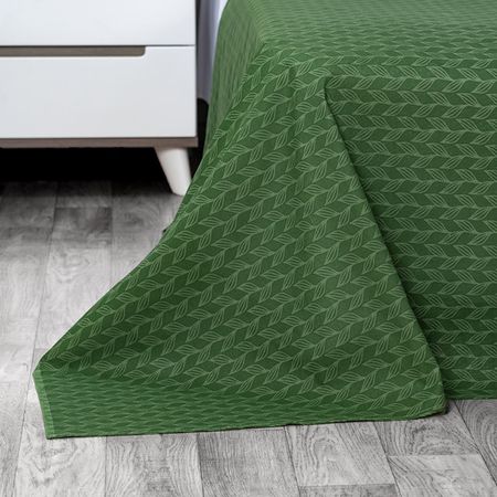 простыня Эльф 180х215см бязь зеленая, арт.104М-Весенняя полянка простыня picassa 180х215см сатин зеленая арт сат180 зел