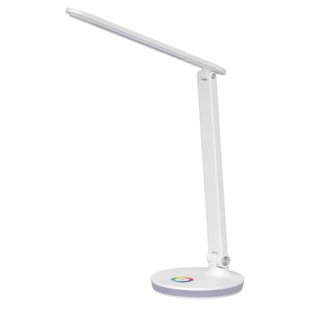 лампа настольная светодиодная ФОТОН 9Вт c RGB ночником белый настольные лампы lyfs сенсорное управление складные