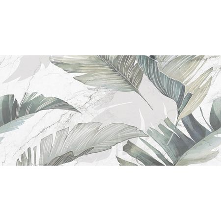 плитка настенная AZORI Saint Laurent decor 2 31,5х63 тропические листья плитка настенная azori sandstone decor 1 31 5х63 бежевые листья