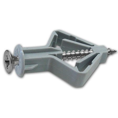 дюбель для гипсокартона 10х50мм 4шт анкер для гипсокартона партнер pola 10х50мм нейлоновый с шурупом 4шт