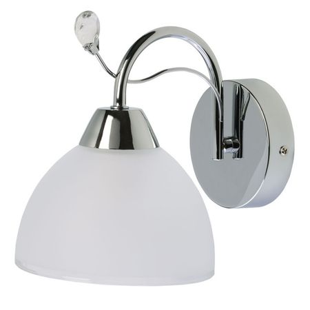 бра DECITY Блеск 1х60Вт E27 металл стекло хром