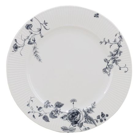 тарелка TODELIA Porcelain 26,7см обеденная костяной фарфор