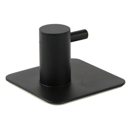 крючок 5х5см на клеевой основе черный нерж.сталь крючков marmiton 2шт 6 5см на дверцу навесные нерж