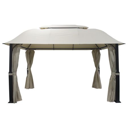 шатер с боковыми полотнами 3х4х2,9м бежевый