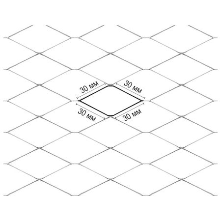 сетка металлическая STRECK 20х1м ячейка 30х30мм