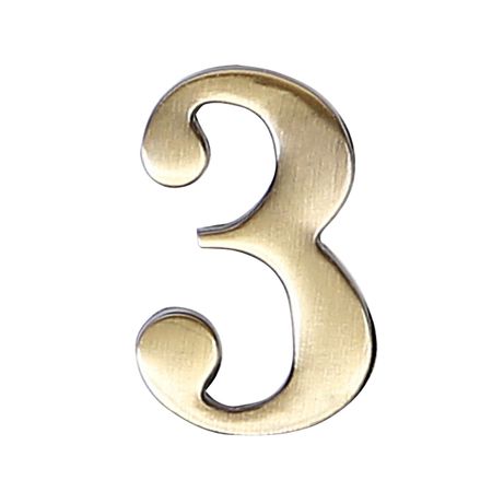 цифра-3 самокл металл антик бронза крючок 2 х рожковый антик бронза