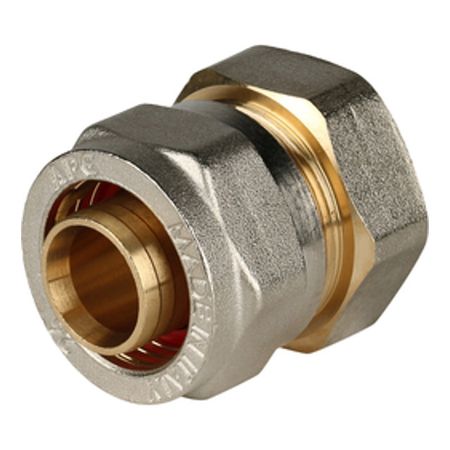 соединитель обжим STOUT металлопластиковый ВР 1х26 угольник обжим stout металлопластиковый 20х20