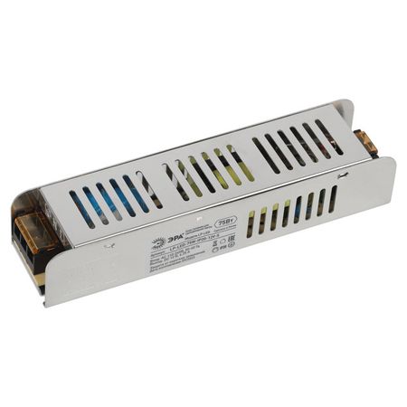 блок питания ЭРА длс с/д ленты 12В 75Вт IP20 6,25А сетка металл паяльная станция stm32 oled hakko t12 75вт