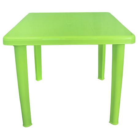 стол квадратный 80x80x71см салатовый пластик ошейники шлейки tappi амуниция цифровой адресник для животных салатовый 3x3 см